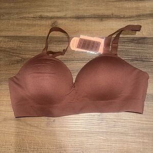 Shapermint Chocolate Brown Seamless Bra